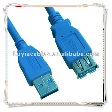Cable azul de alta calidad de 6Ft de la calidad azul 3.0 A M / F Cable de extensión